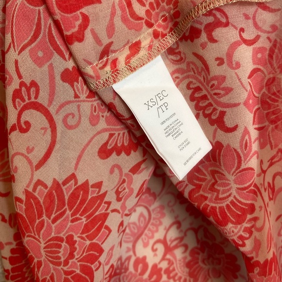 CAbi 5037 Sz XS Floral Drape Sleeveless Blouse - Picture 5 of 7